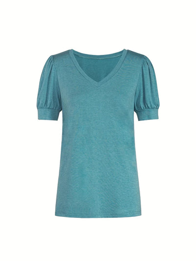 T-shirt Respirant En Coton À Manches En Pétales