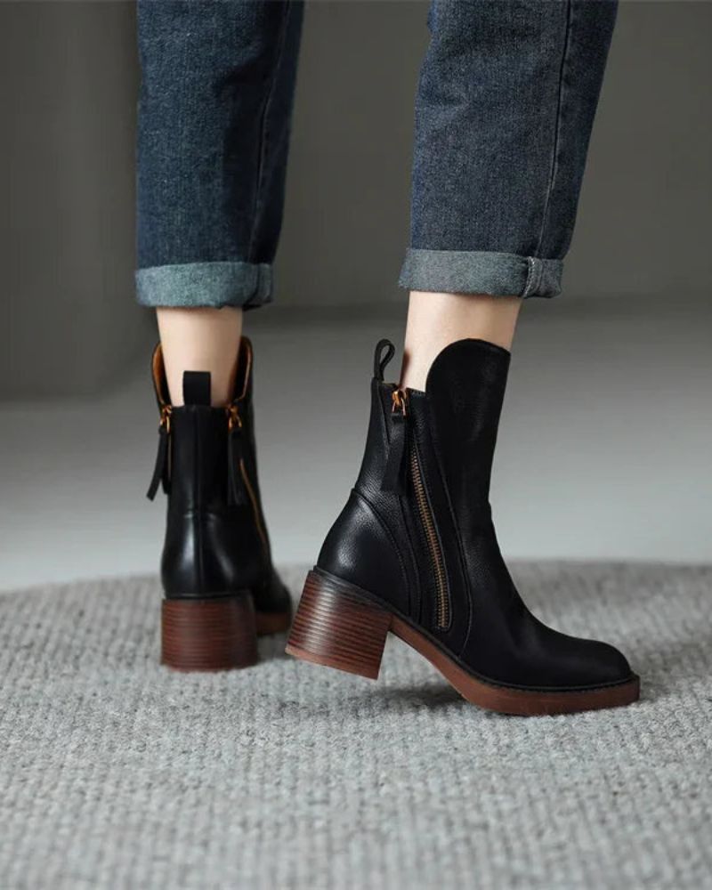 Botines de tacón cómodos, elegantes y atemporales