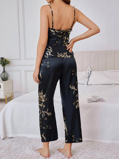 Ensemble Pyjama Fleurane En Satin
