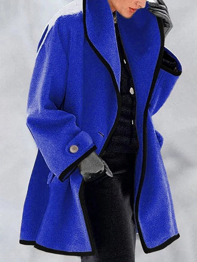 Manteau Élégant 3/4 En Laine