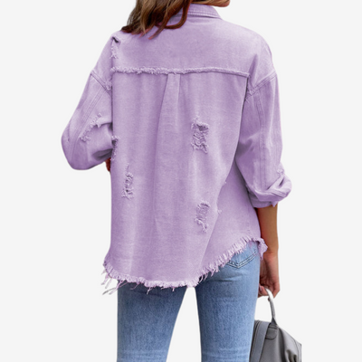 Clarina™ Veste en Jean Oversize