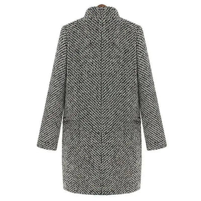 Manteau 3/4 En Laine Pour Femme