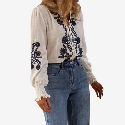 Isaure™ Haut à Broderies