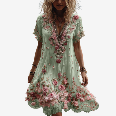 Olieva™ Midi Courte Florale
