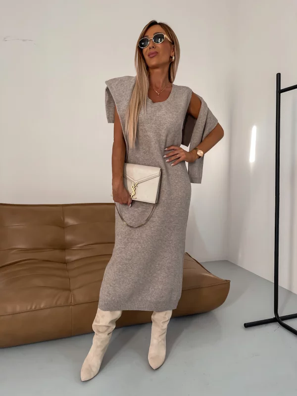 Vestido elegante e invernal de dos piezas Alice