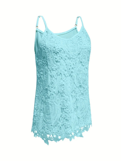 Top Juniana En Dentelle Sans Manches