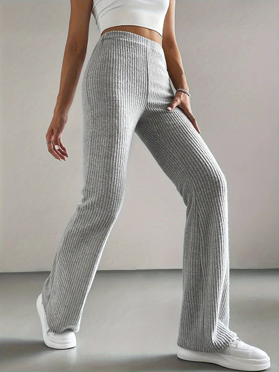 Pantalon Évasé En Velours Côtelé