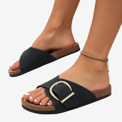 Sabine™ Sandale Boucle Dorée