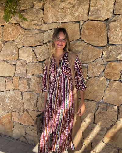 Chaleco fluido punto