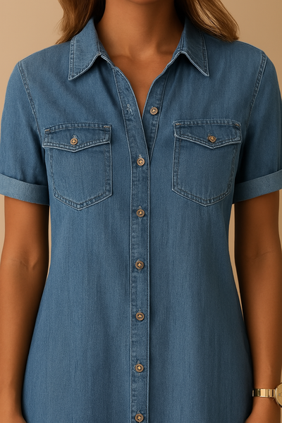 Robe Mi-Longue & Fit En Jean