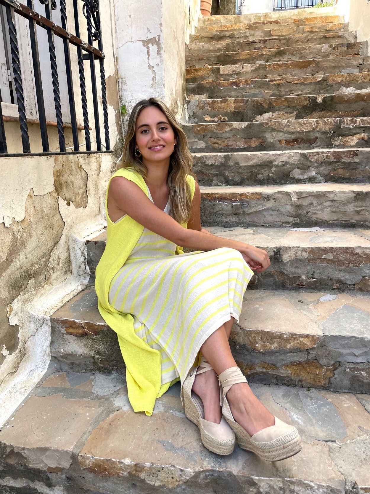 Chaleco fluido punto