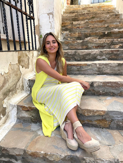 Chaleco fluido punto