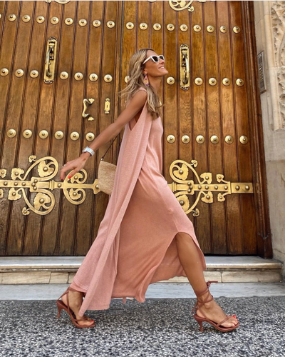 Chaleco fluido punto