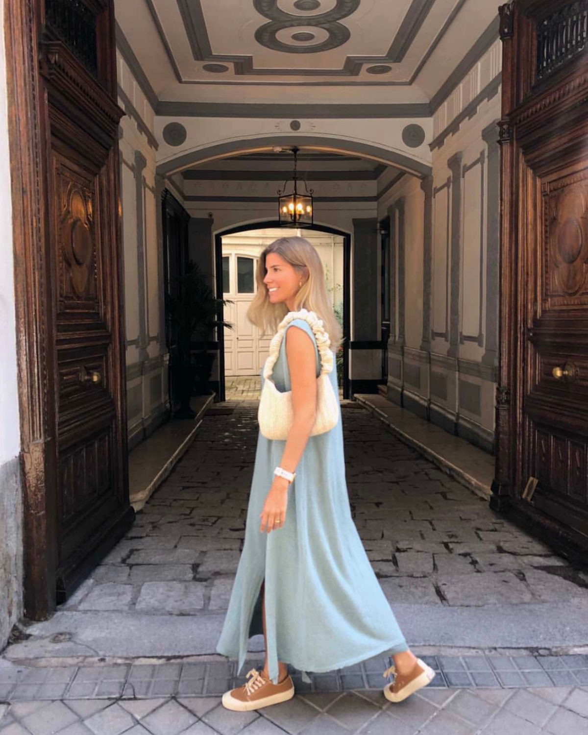 Chaleco fluido punto