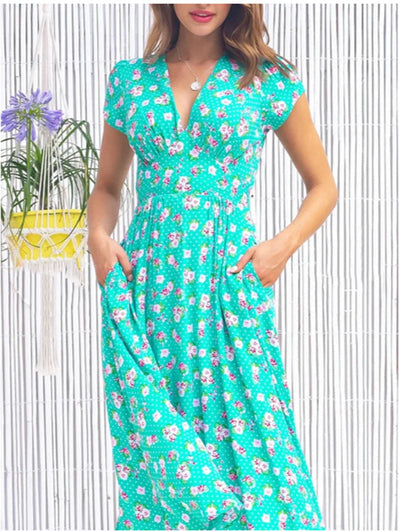 Robe Fionna Mi-Longue Légère Avec Poches