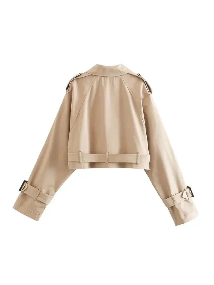 Constanza | Chaqueta corta con cinturón