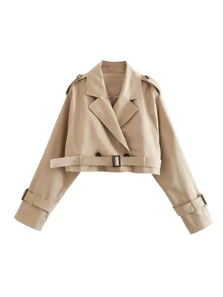 Constanza | Chaqueta corta con cinturón