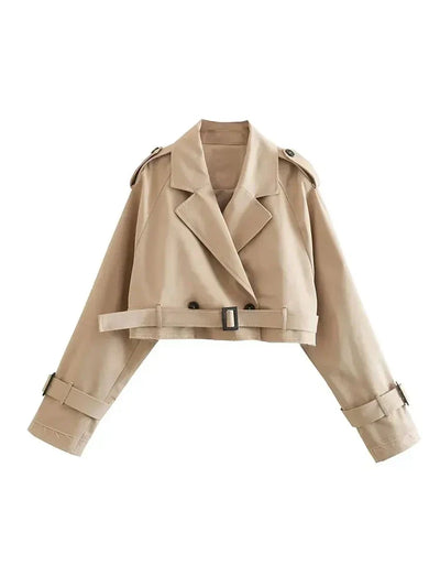 Constanza | Chaqueta corta con cinturón