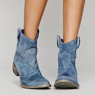 Feliciti - Botines estilo vaquero vintage