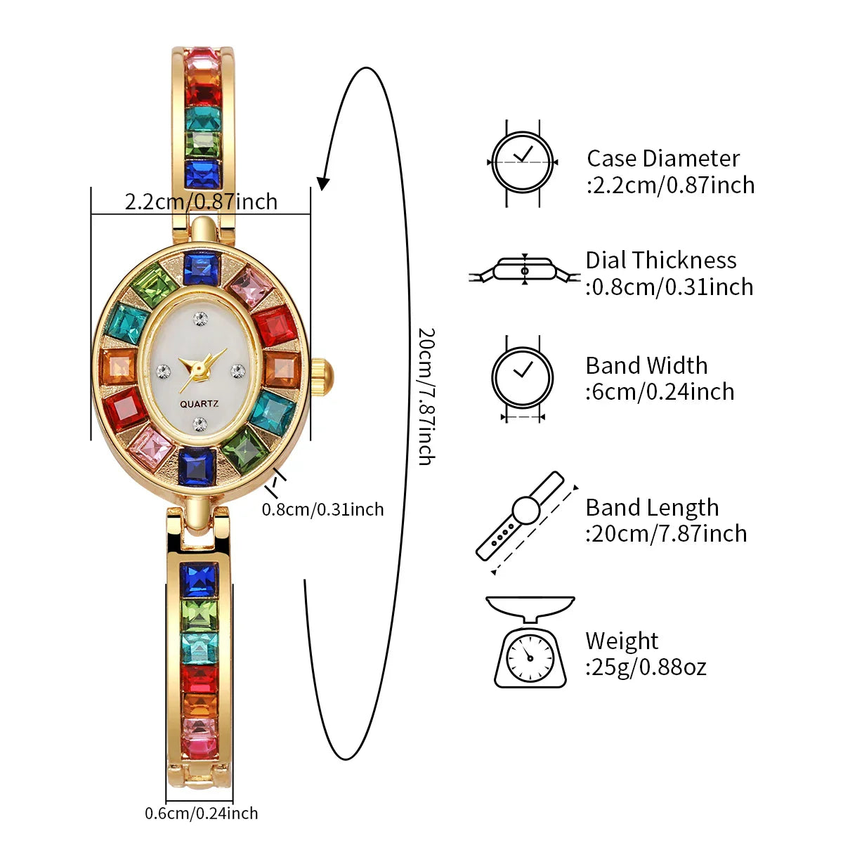 Montre Loana En Pierres Précieuses