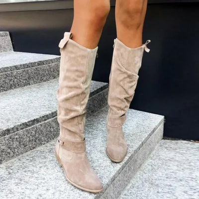 Carly - Botas de piel de lujo para mujer