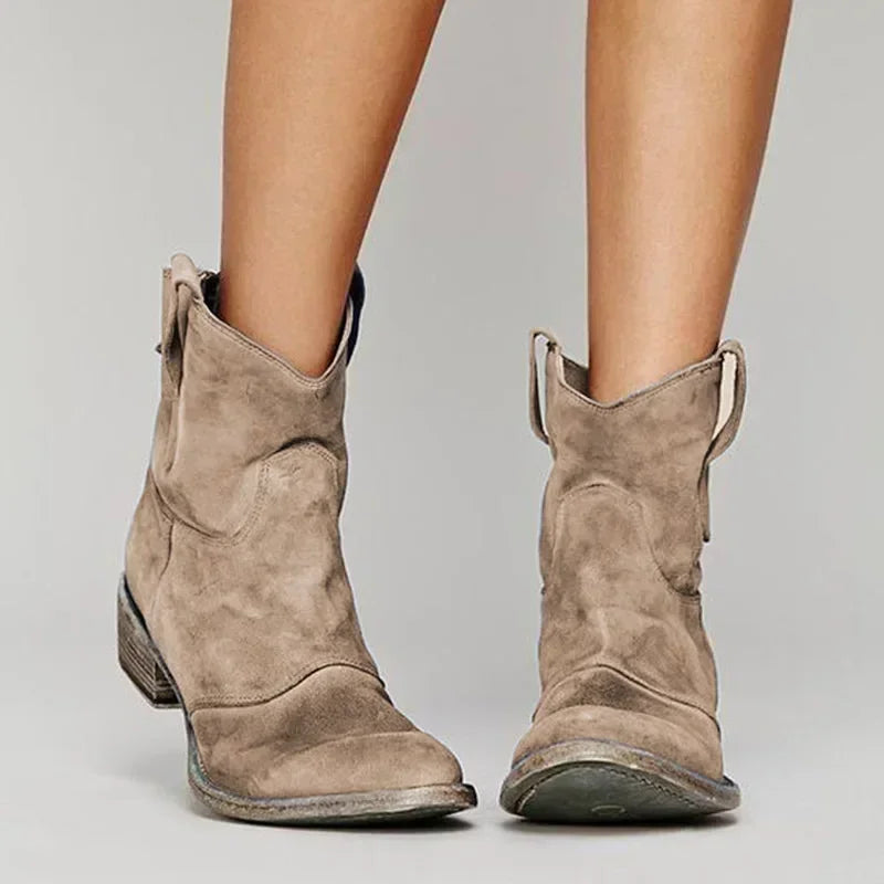 Feliciti - Botines estilo vaquero vintage
