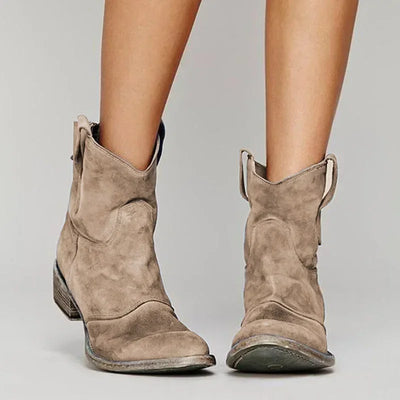 Feliciti - Botines estilo vaquero vintage