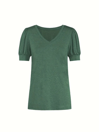 T-shirt Respirant En Coton À Manches En Pétales