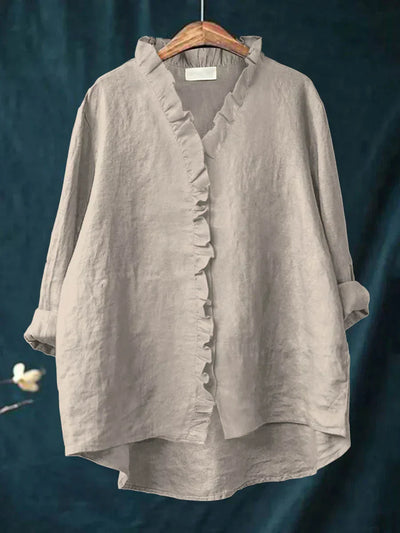Chemise Almina Décontractée En coton & En Lin