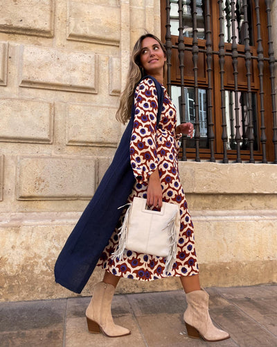 Chaleco fluido punto