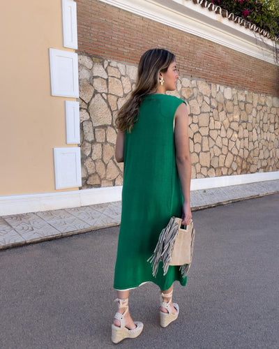 Chaleco fluido punto