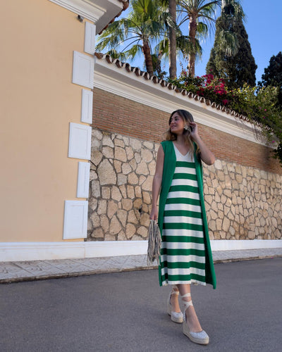 Chaleco fluido punto