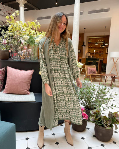 Chaleco fluido punto