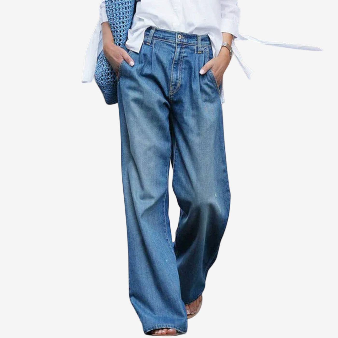 Leora™ Jeans à Taille Large