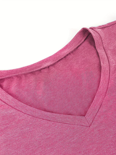 T-shirt Respirant En Coton À Manches En Pétales