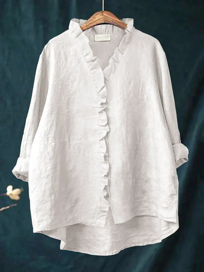 Chemise Almina Décontractée En coton & En Lin