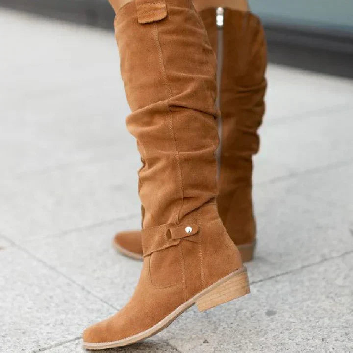 Carly - Botas de piel de lujo para mujer