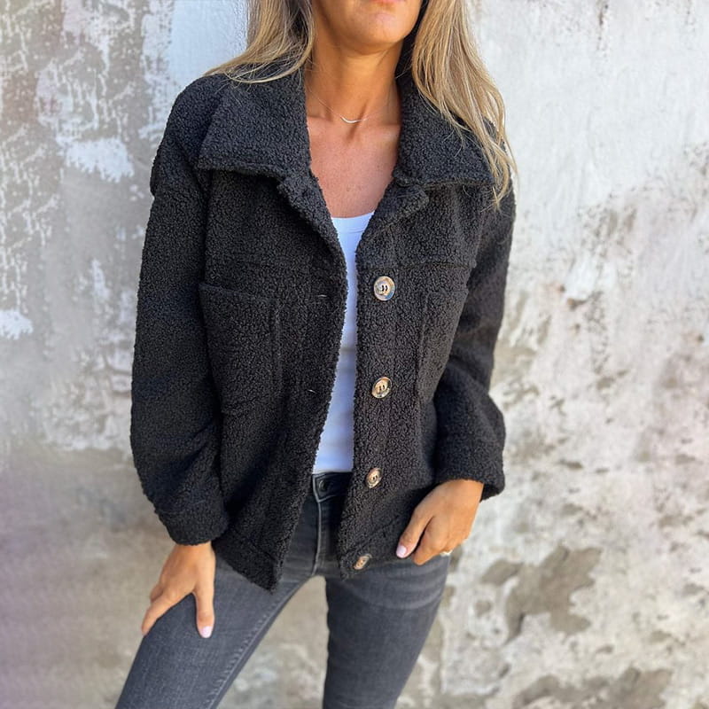 Chaqueta de algodón elegante para otoño e invierno