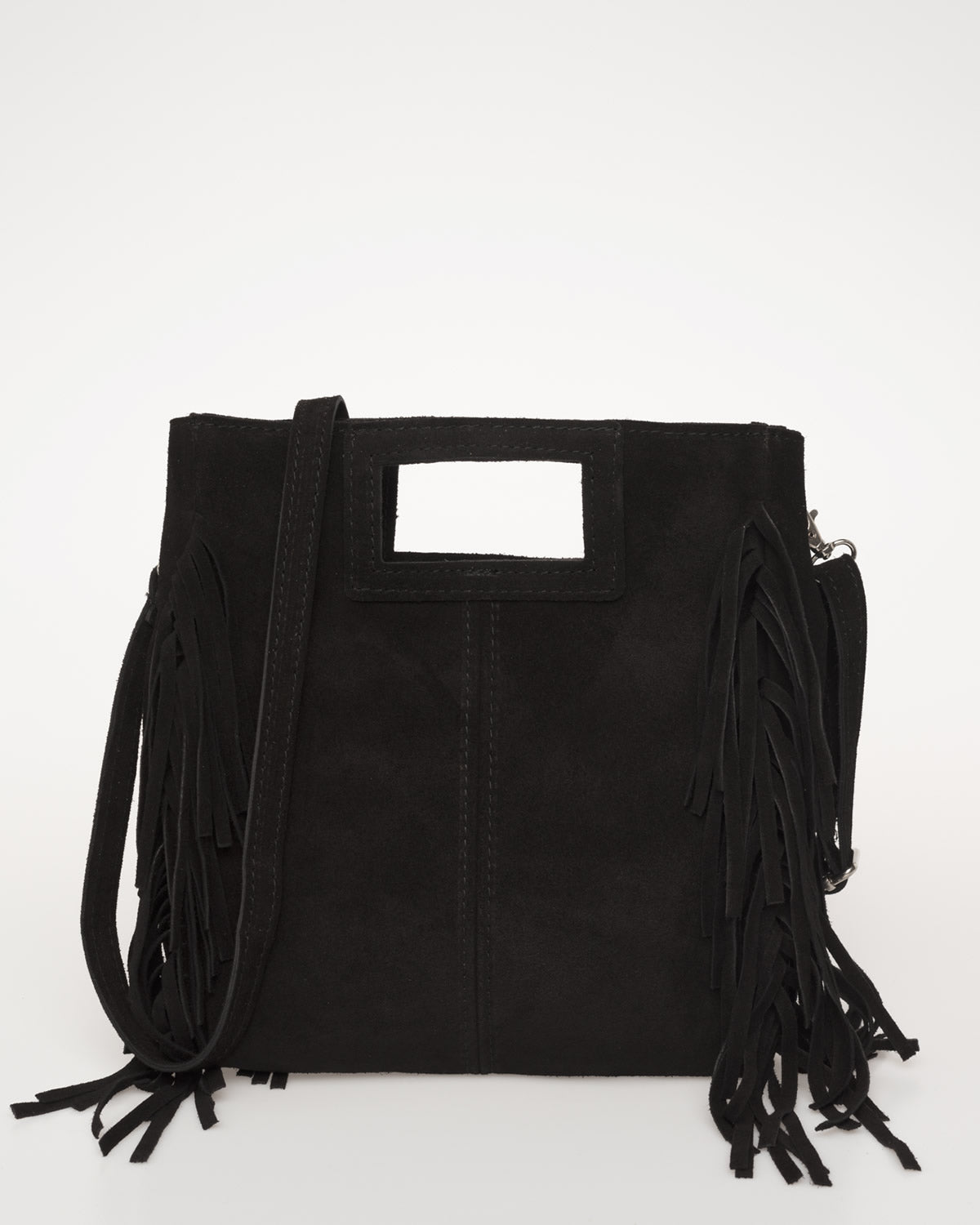 Bolso ante  flecos colores