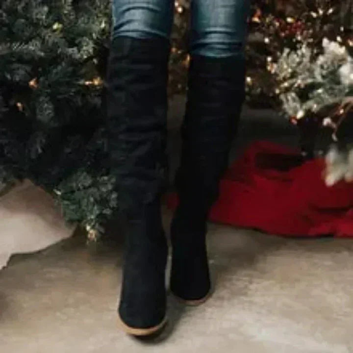 Carly - Botas de piel de lujo para mujer