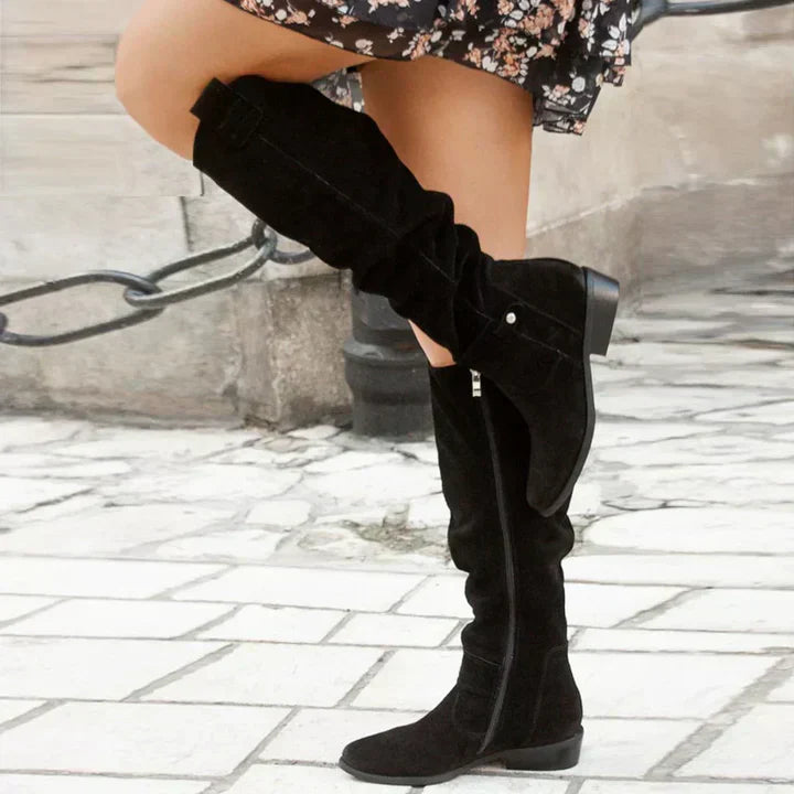 Carly - Botas de piel de lujo para mujer